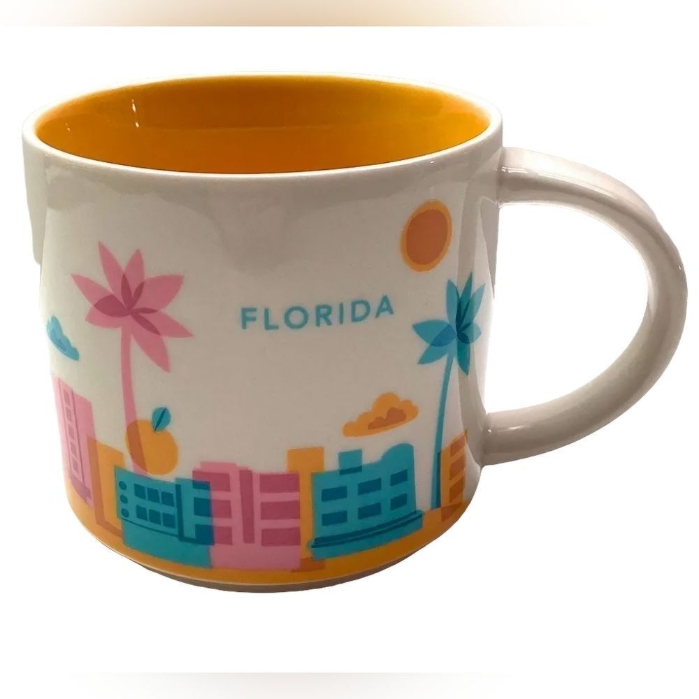 🔹️Starbucks 2017 You Are Here Collection Florida 14oz Coffee Mug